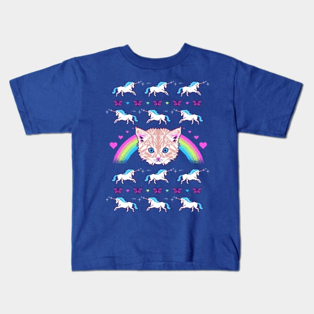 Most Meowgical Sweater Kids T-Shirt by Hillary White Rabbit